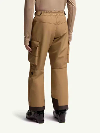Moncler Cargo-pocket Ski Trousers In Brown