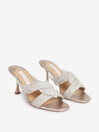 Aquazzura Gatsby Mules 75 In Multi