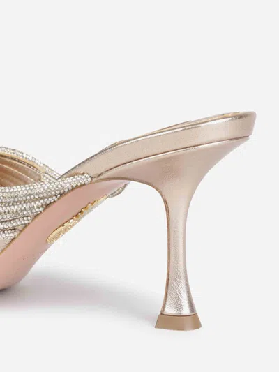 Aquazzura Gatsby Mules 75 In Multi