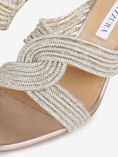 Aquazzura Gatsby Mules 75 In Multi