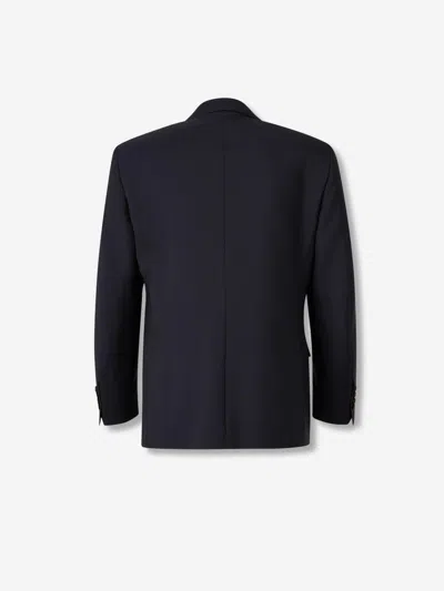 Canali Peak-lapel Double-breasted Suit In Multi