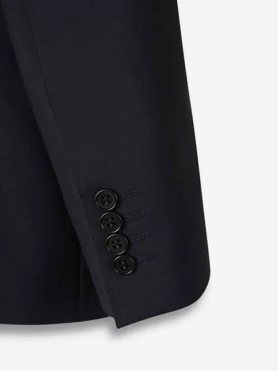 Canali Peak-lapel Double-breasted Suit In Multi