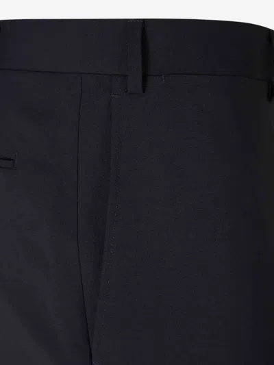 Canali Peak-lapel Double-breasted Suit In Multi