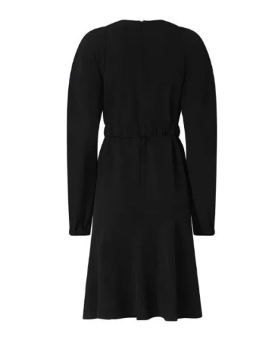 Pinko Love Birds Belted Midi Dress In Multi