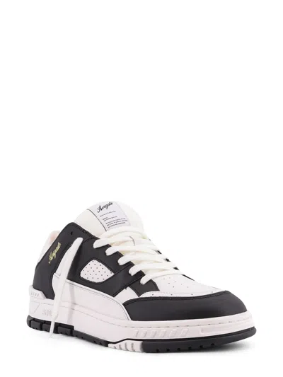Axel Arigato Area Lo Suede And Leather Sneakers In Black