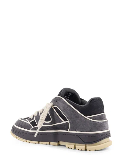 Axel Arigato Low-top Nubuck Sneakers With Contrasting Stitching In Black