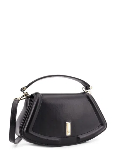 Hugo Boss Boss Women Ariell Leather Shoulder Bag In Black