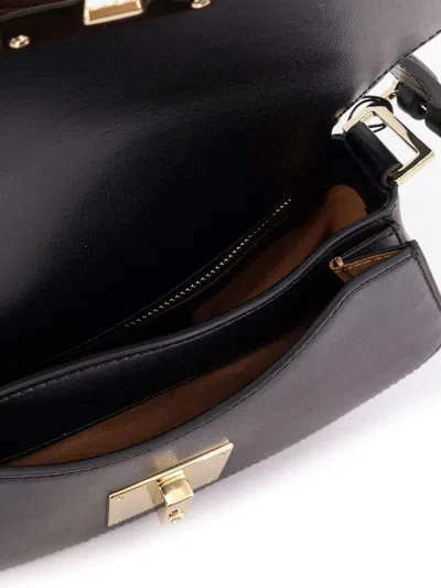 Hugo Boss Boss Women Ariell Leather Shoulder Bag In Black
