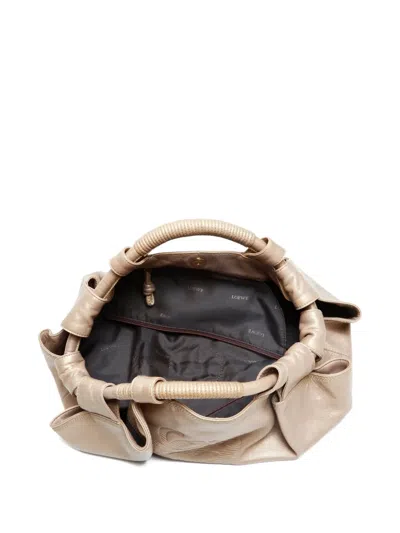 Pre-owned Loewe Aire 纳帕皮手提包（1990-2000年代典藏款） In Neutral