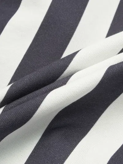 X BIFFI 条纹圆领卫衣