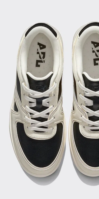 Apl Athletic Propulsion Labs Nostalgia '87 Ivory / Black / Panda In Animal Print