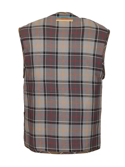 Barbour X Paul Smith Vest Jackets Multicolor In Brown