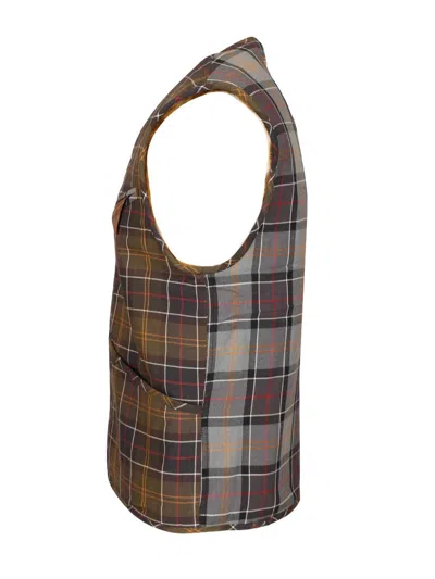 Barbour X Paul Smith Vest Jackets Multicolor In Brown