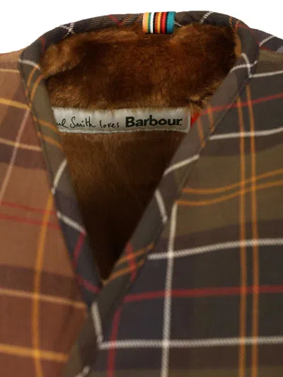 Barbour X Paul Smith Vest Jackets Multicolor In Brown