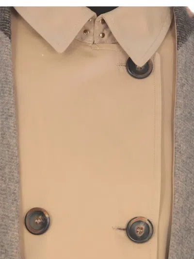 Bazar Deluxe Belted Fringed Coat In Multi