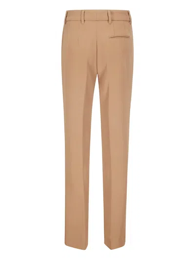 Alberto Biani Dart-detail Side-pocket Trousers In Brown