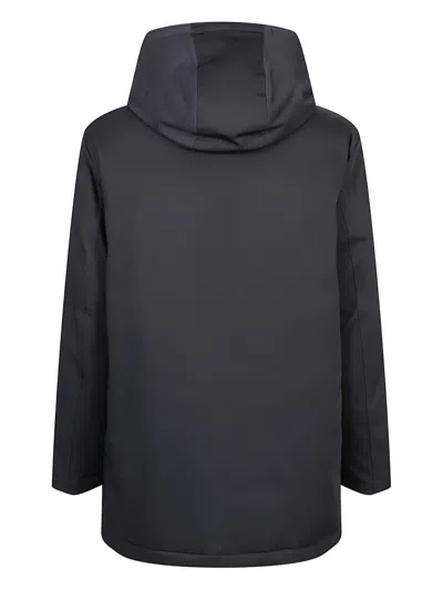 Fay Matte Finish Coat With Toggle Detail In Gray