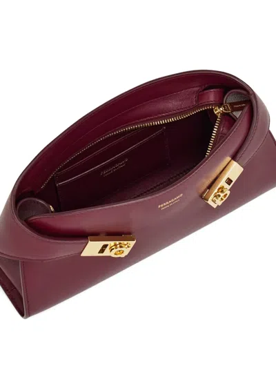 Ferragamo Hug Mini Crossbody Bag In Red