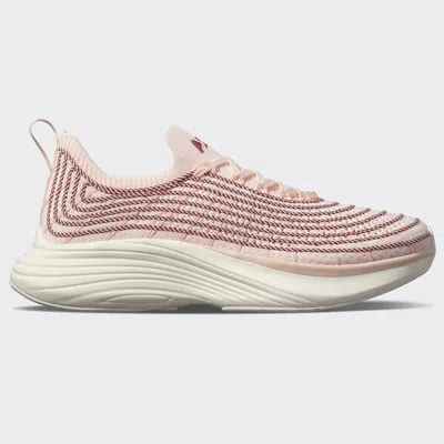Apl Athletic Propulsion Labs Techloom Zipline Creme / Bordeaux / Pixel In Multi