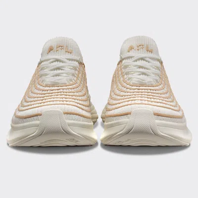 Apl Athletic Propulsion Labs Techloom Zipline Ivory / Camel In Multi