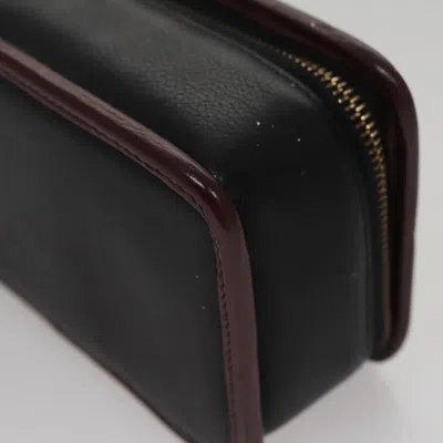Pre-owned Loewe Black Leather Clutch Bag ()