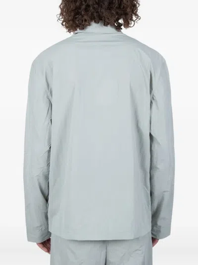 A-cold-wall* Gaussian Zip-fastening Overshirt In Gray