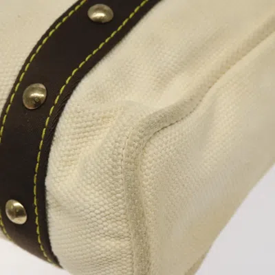 Pre-owned Louis Vuitton Antigua Beige Canvas Tote Bag () In Sand