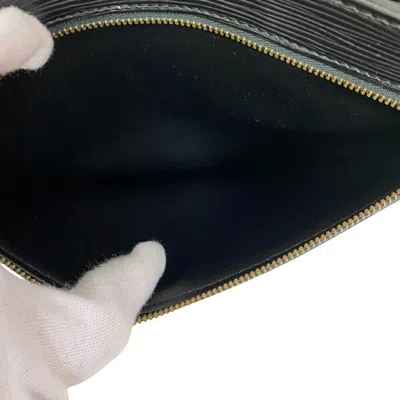 Pre-owned Louis Vuitton Black Epi Leather Clutch Bag ()
