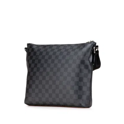 Pre-owned Louis Vuitton Black Pvc Leather Shoulder Bag ()