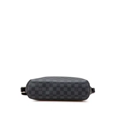Pre-owned Louis Vuitton Black Pvc Leather Shoulder Bag ()