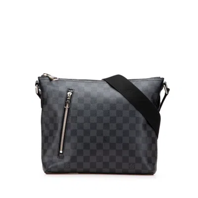 Pre-owned Louis Vuitton Black Pvc Leather Shoulder Bag ()