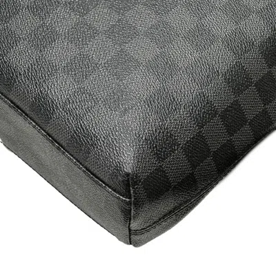 Pre-owned Louis Vuitton Black Pvc Leather Shoulder Bag ()