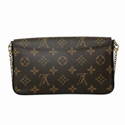Pre-owned Louis Vuitton Brown Monogram Monogram Pochette Shoulder Bag ()
