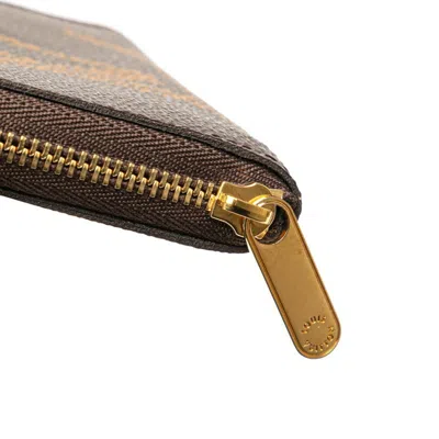 Pre-owned Louis Vuitton Brown Pvc Leather Coin Purse/coin Case ()