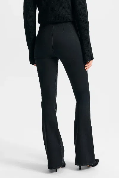 Veronica Beard Beverly Off-duty Skinny-flare Jean In Onyx In Black
