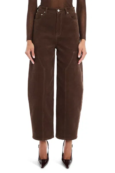 Ser.o.ya Fabi Corduroy Pant In Slate Brown In Brown
