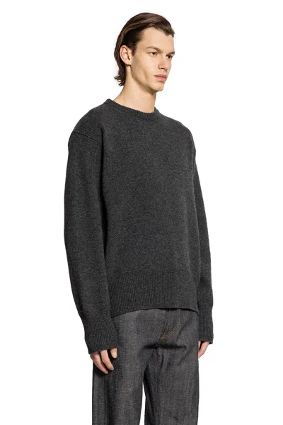 Taiga Takahashi Lot.507 Athletic Crewneck Sweater In Gray