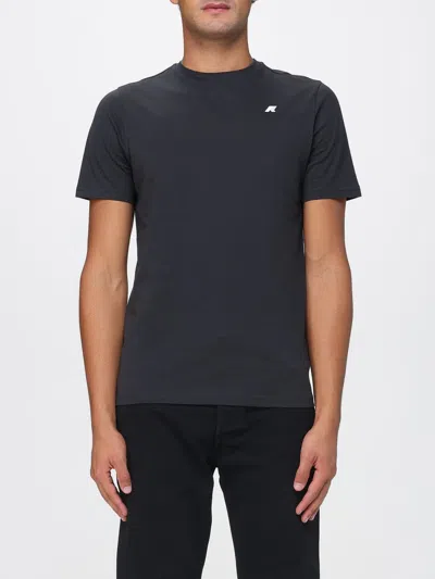 K-way Odom Letitrain Cotton Crew-neck T-shirt In Black