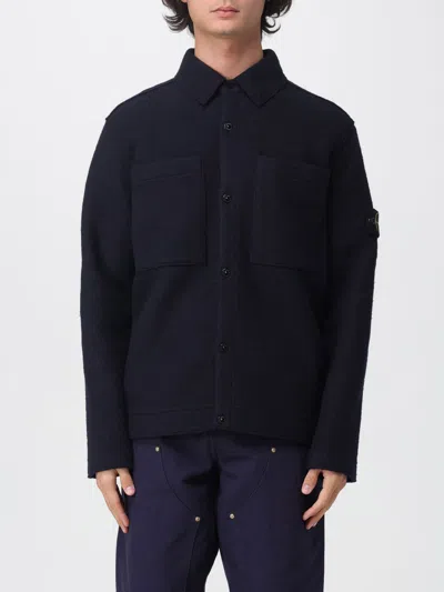 Stone Island Jacket  Men Color Blue In Blue