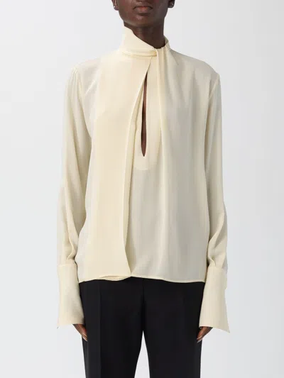 Tom Ford Silk Georgette Blouse In White