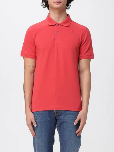 K-way Polo Shirt  Men Color Red In Multi