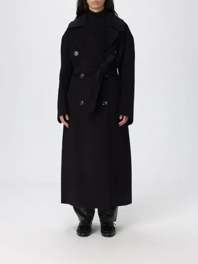 Max Mara Coat  Woman Color Black In Black