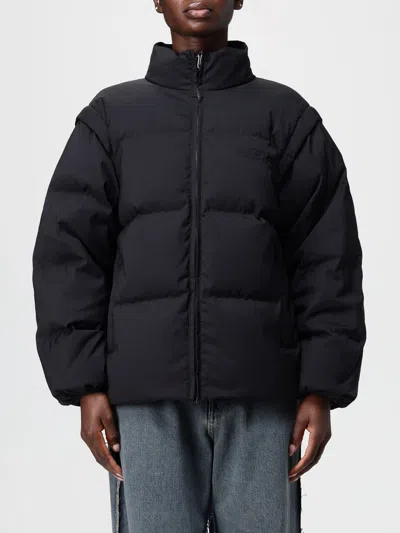 Mm6 Maison Margiela Black Convertible Padded Jacket In Black