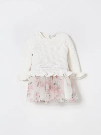 Monnalisa Jumpsuit  Kids Color Beige In White