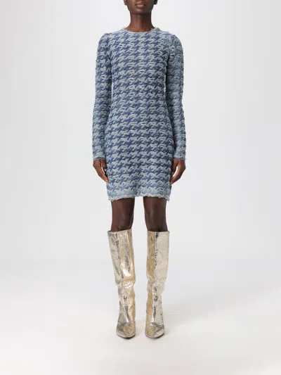 Diesel "m-halma" Dress In Blue
