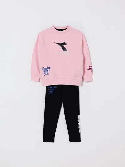 Diadora Co-ord  Kids Color Pink In Pink