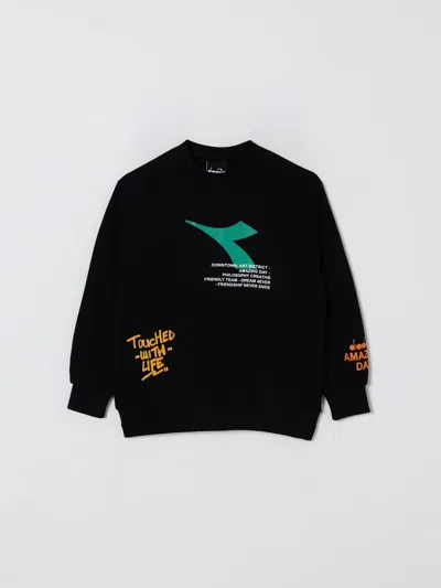 Diadora Sweater  Kids Color Black In Black