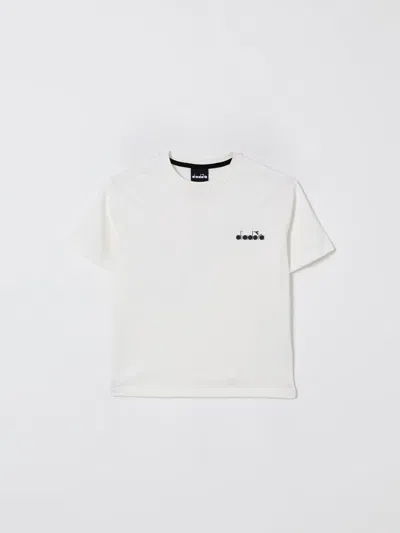 Diadora T-shirt  Kids Color White In White