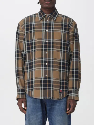 Msgm Shirt In Brown