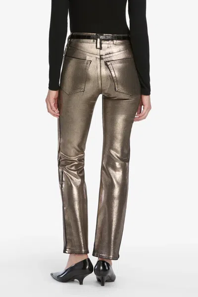 Frame The Reboot Crop In Champagne Coated In Black